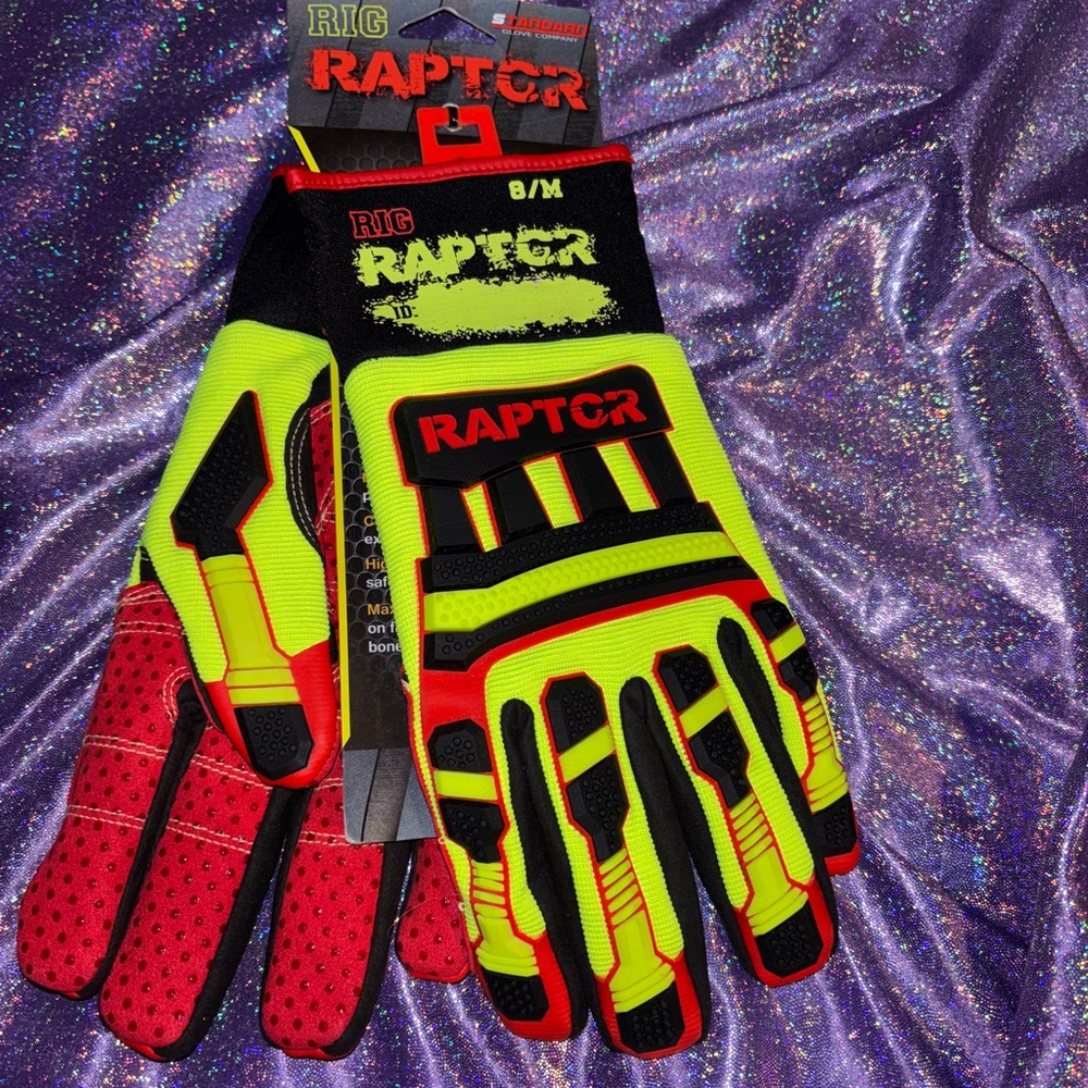 Rig Raptor Neon Work Gloves - Picture 6 of 11